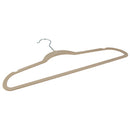 2 of 5:Home Basics Velvet Flocked Suit Hanger, (Pack of 25), Ivory 