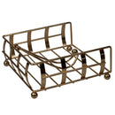 1 of 3:Home Basics Lyon Flat Napkin Holder with Weighted Pivoted Arm, Rose Gold 