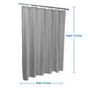2 of 4:Rideau de douche Bath Bliss en microfibre douce au toucher, motif diamant, couleur argent 