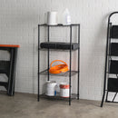 3 of 4:Home Basics 4 Tier Steel Wire Shelf, Black 
