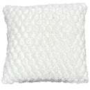 5 of 6:EClair Honeycomb Faux Fur Decorative Throw Pillow, 20x20 Inches 