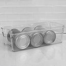 5 of 5:Home Basics Contenedor multiusos de plástico para frigorífico, transparente 