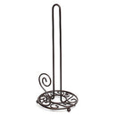7 of 7:Home Basics Scroll Collection Paper Towel Holder, Bronze, 6x6x13.5 Inches 