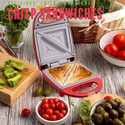 15 of 18:PREMIUS Ceramic Non-Stick Mini Snack Sandwich Maker, 5x4.4 Inch Mold 