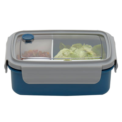 3 of 4:Home Basics Airtight  Rectangle Lunch Box, (30 oz) 
