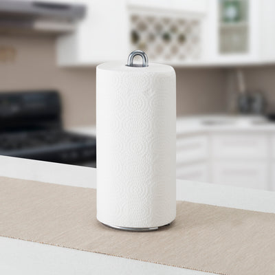 5 of 6:Home Basics Simplicity Collection - Toallero de papel, cromo satinado 