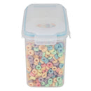 2 of 4:Home Basics Dispensador de cereales de plástico mediano con boquilla vertedora, transparente 