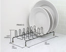 3 of 3:Égouttoir à assiettes Home Basics en onyx noir 