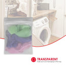 4 of 8:Home Basics 3 Piece Micro Mesh Delicate Intimate  Laundry Wash Bag, White 