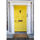 2 of 3:Vines Design Welcome Coco Doormat, Beige-Black, 18x30 