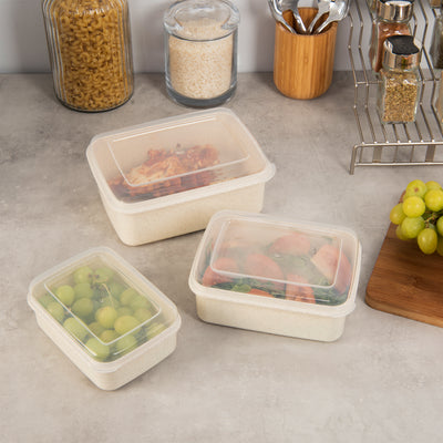 3 of 4:Contenants de conservation d'aliments naturels Simplify 6 pièces 