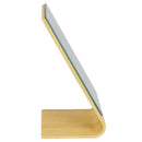 2 of 4:Miroir de bureau simple face incliné en bambou Home Basics, naturel 