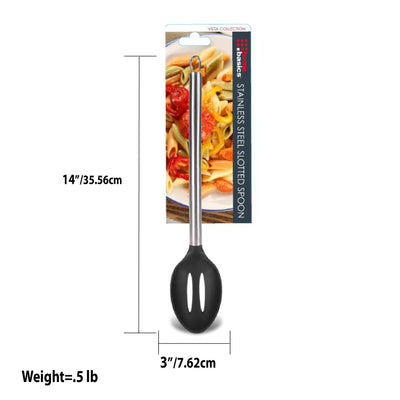 2 of 2:Home Basics Vista Slotted Spoon 