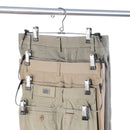 3 of 4:Neu Home 4 Tier Fold Up Skirt Hanger 