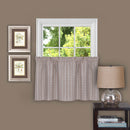 1 of 2:Sydney 58x24 Window Curtain Tier Pair - Linen 