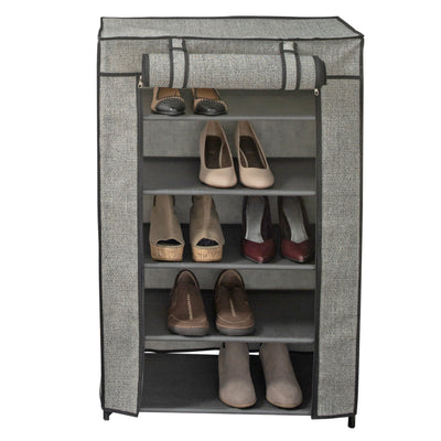 2 of 4:Simplify Organizador de zapatos de 5 niveles con cubierta 