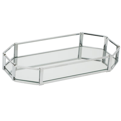 1 of 3:Accueil Détails Plateau de vanité avec miroir octogonal 