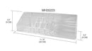 4 of 5:Home Basics Deluxe Make up Palette Cosmetic Organizer, Clear 