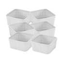 1 of 4:Ensemble de rangement Simplify 6 pièces, blanc 