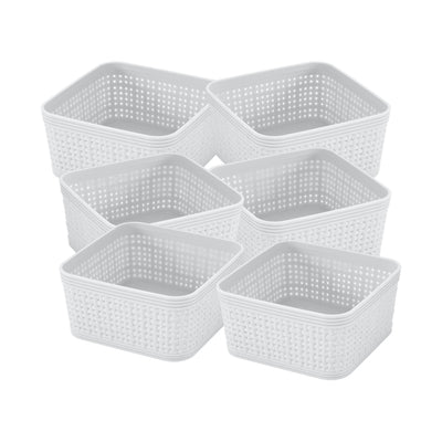 1 of 4:Ensemble de rangement Simplify 6 pièces, blanc 