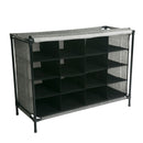 1 of 7:Simplify 16 Compartment Shoe Cubby in Black 