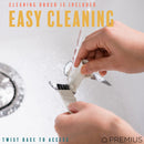 8 of 8:PREMIUS Manual Pull Hand Food Chopper, With Wood Ball, White-Natural, 1.5 Cups 