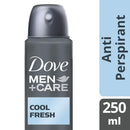3 of 3:Dove Men Care Desodorante antitranspirante en spray, fresco y fresco, 250 ml 