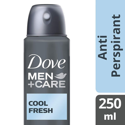 3 of 3:Dove Men Care Desodorante antitranspirante en spray, fresco y fresco, 250 ml 