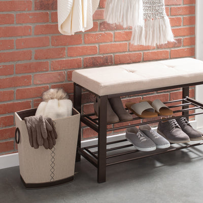 3 of 4:Cesta multiusos Organize It All en color beige 