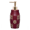 2 of 9:Elegant Rose Complete Bath Ensemble Decor Set, Burgundy, All Sold Separately 