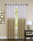 1 of 2:Essence Window Curtain Panel - 52x63 - Tan 