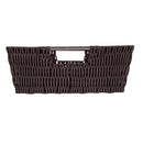 2 of 4:Panier fourre-tout en rotin Simplify Shelf Storage couleur chocolat 