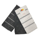 2 of 2:Popular Home 3-Piece Soho Terry Kitchen Towel Set, 18x26 Inches 