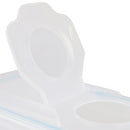 2 of 4:Home Basics Dispensador de cereales pequeño de plástico con boquilla vertedora, transparente 