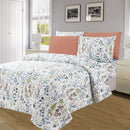 2 of 4:Essentials Neutral 4 & 6 Piece Printed Wrinkle-Free Sheet Set, Verdant Meadow 