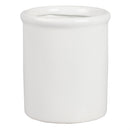2 of 4:Home Basics Vajilla para utensilios de cerámica esmaltada, color blanco 