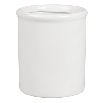 2 of 4:Home Basics Vajilla para utensilios de cerámica esmaltada, color blanco 