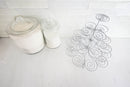 6 of 7:Home Basics 3 Tier Steel 23 Cupcake Holder, Silver 