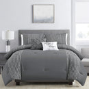 3 of 4:Ava 5 Piece Luxurious Embroidered Comforter Set 