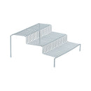 2 of 3:Kitchen Details 3 Tier Spice Rack Shelf Organizer in Grey 