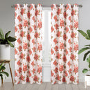 3 of 7:Tamara Floral Room Darkening Grommet Window Panel, 54x84 Inches 