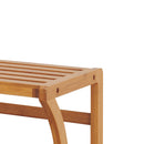 4 of 4:Étagère murale en bambou avec porte-serviettes Neu Home 