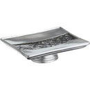 3 of 9:Sinatra Complete Bath Ensemble Decor Set, Silver, All Sold Separately 