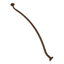 2 of 2:Bath Bliss Curved Shower Rod in Bronze 