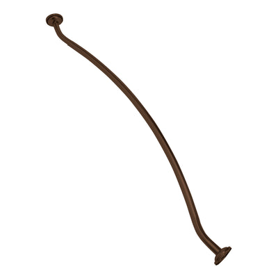 2 of 2:Bath Bliss Curved Shower Rod in Bronze 