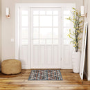 4 of 7:Capri 3 Piece Rug Set - Crosshatch Spice Grey, 2x3, 2x5, 5x7 Feet 