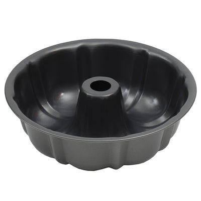 1 of 5:Baker’s Secret Essentials 10-inch Non-Stick Steel Fluted Bundform Pan 