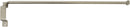 4 of 5:Innovative Swing Arm Curtain Rod - Brent (Nickel) 20-36 Inches 