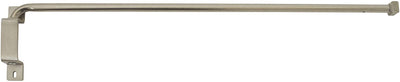 4 of 5:Innovative Swing Arm Curtain Rod - Brent (Nickel) 20-36 Inches 