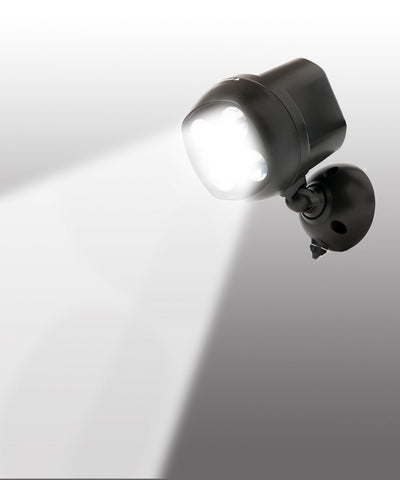 2 of 4:Mighty Power Wireless Motion Sensor 4 Ultra Bright CREE LED Floodlight, 2-Pack, Weatherproof, Brown 